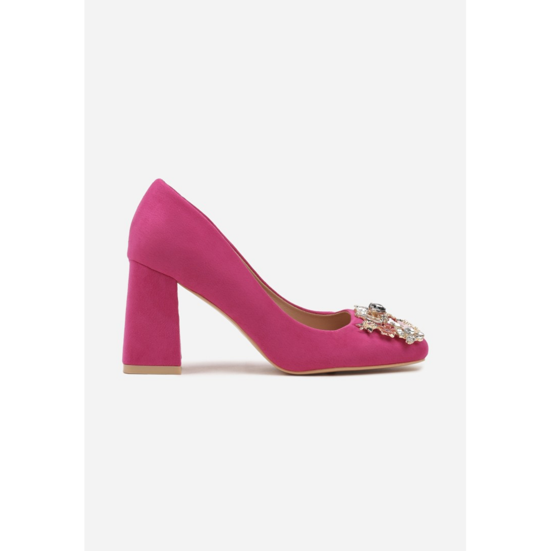 Heeled shoes, purple