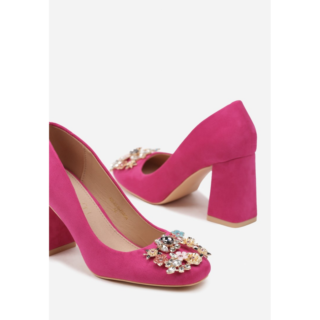 Heeled shoes, purple