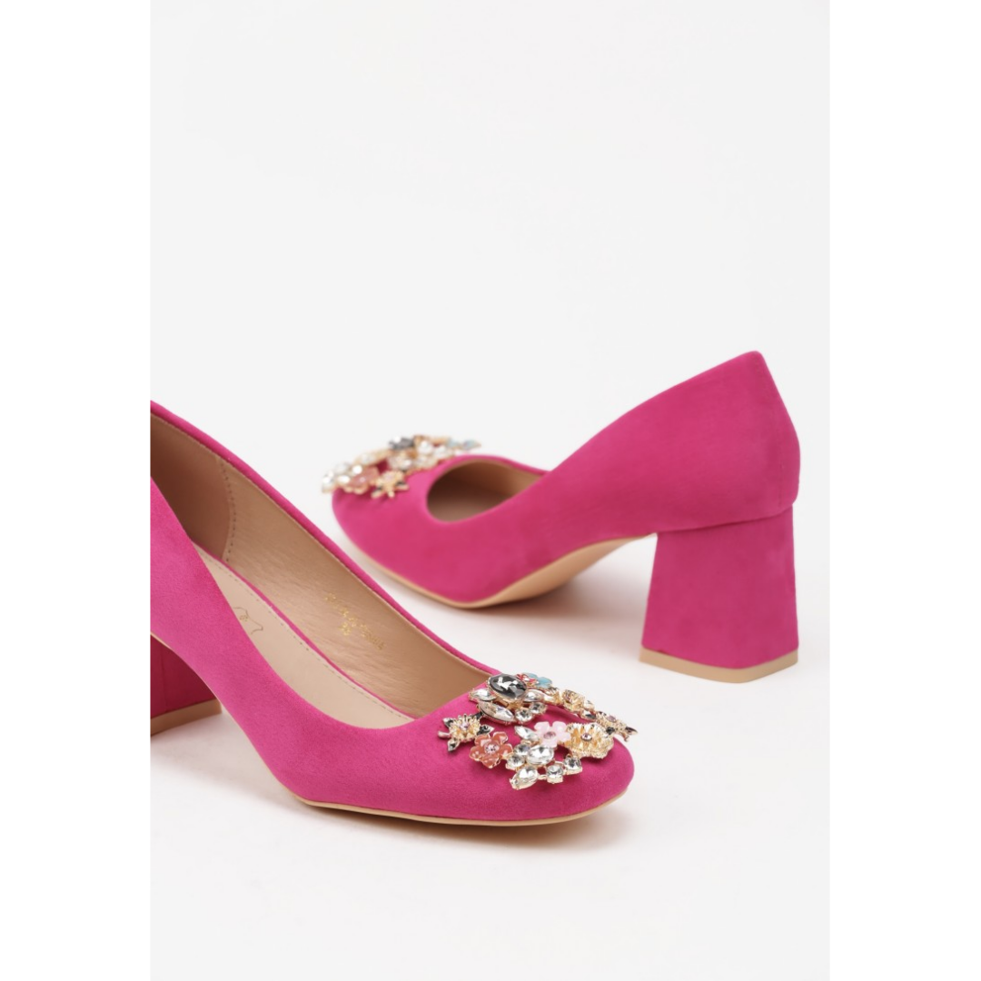 Heeled shoes, purple