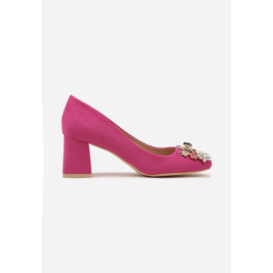 Heeled shoes, purple