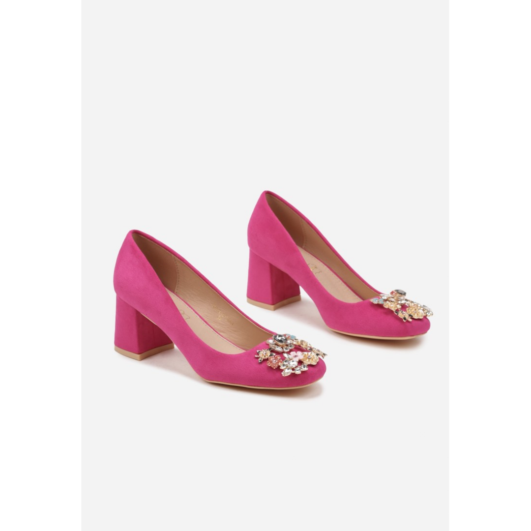 Heeled shoes, purple