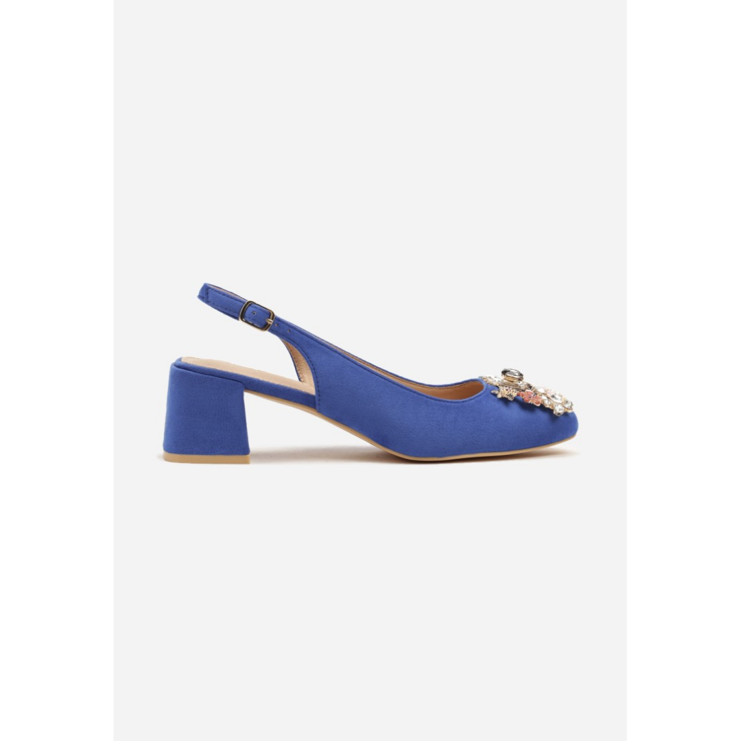 Heeled shoes, blue
