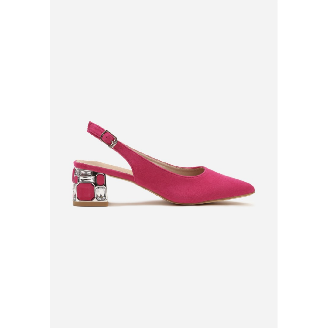Heeled shoes, purple