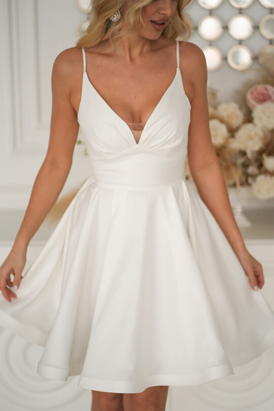 Evening dress, white - Image 6
