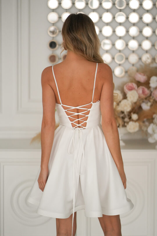 Evening dress, white - Image 4