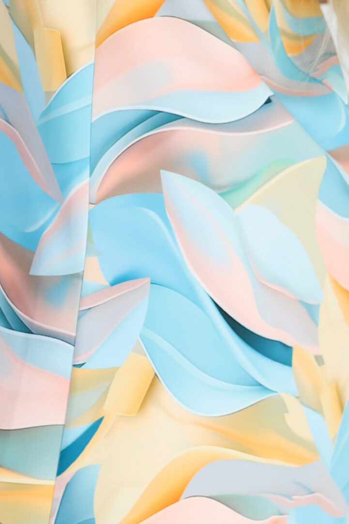 Kuviollinen mekko, monivärinen
