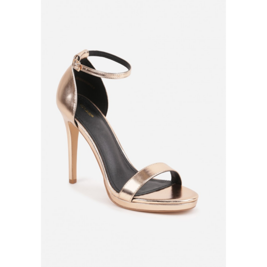 Open heel shoes, beige - Image 3