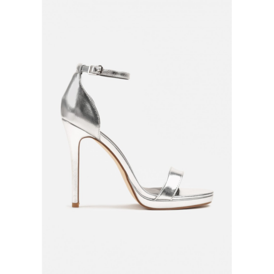 Open heel shoes, grey