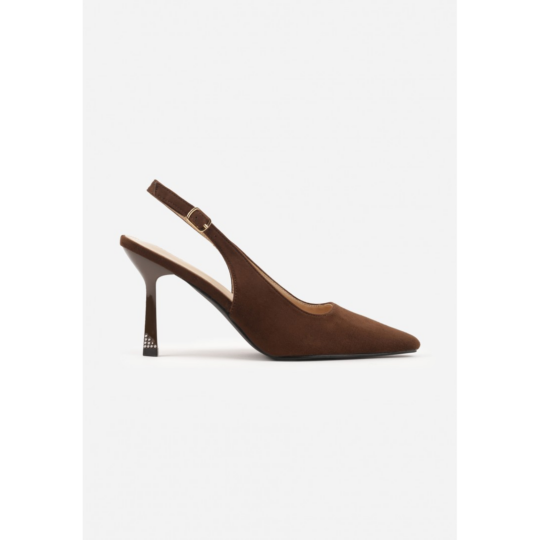 Heeled shoes, brown