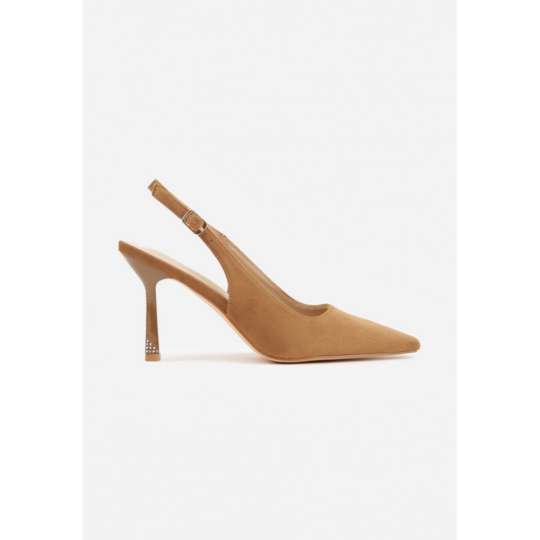 Heeled shoes, beige