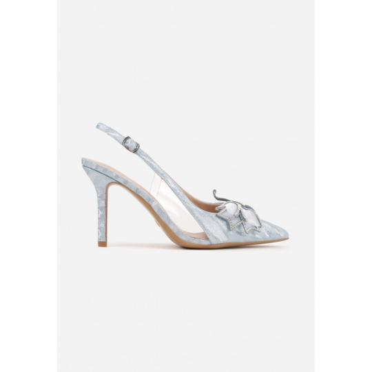 Heeled shoes, grey