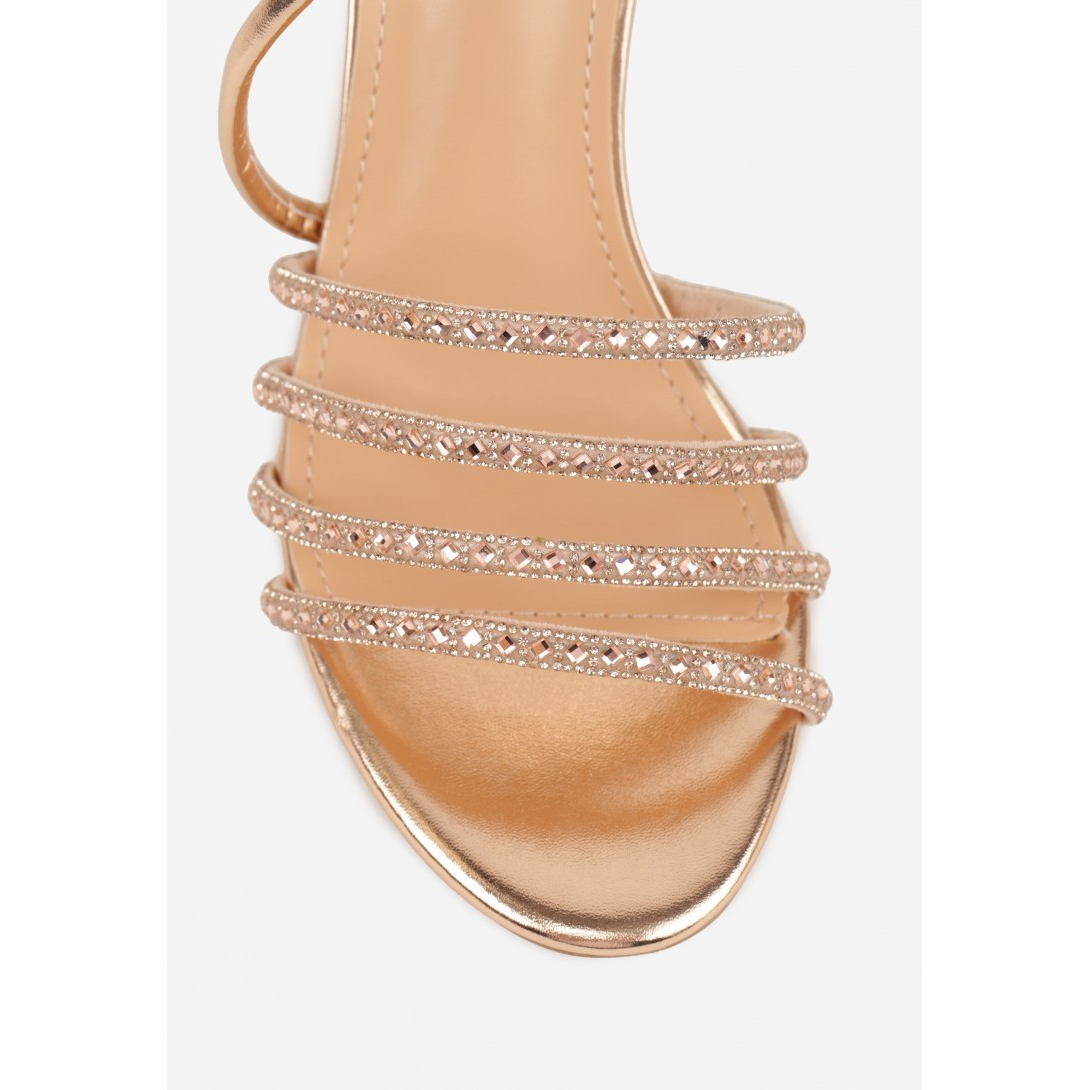 Open heel shoes, beige - Image 2