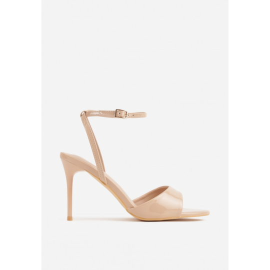 Open heel shoes, beige