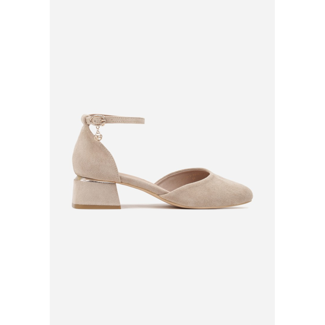Heeled shoes, green - Image 1