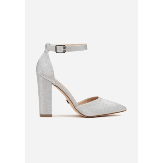 Heeled shoes, grey