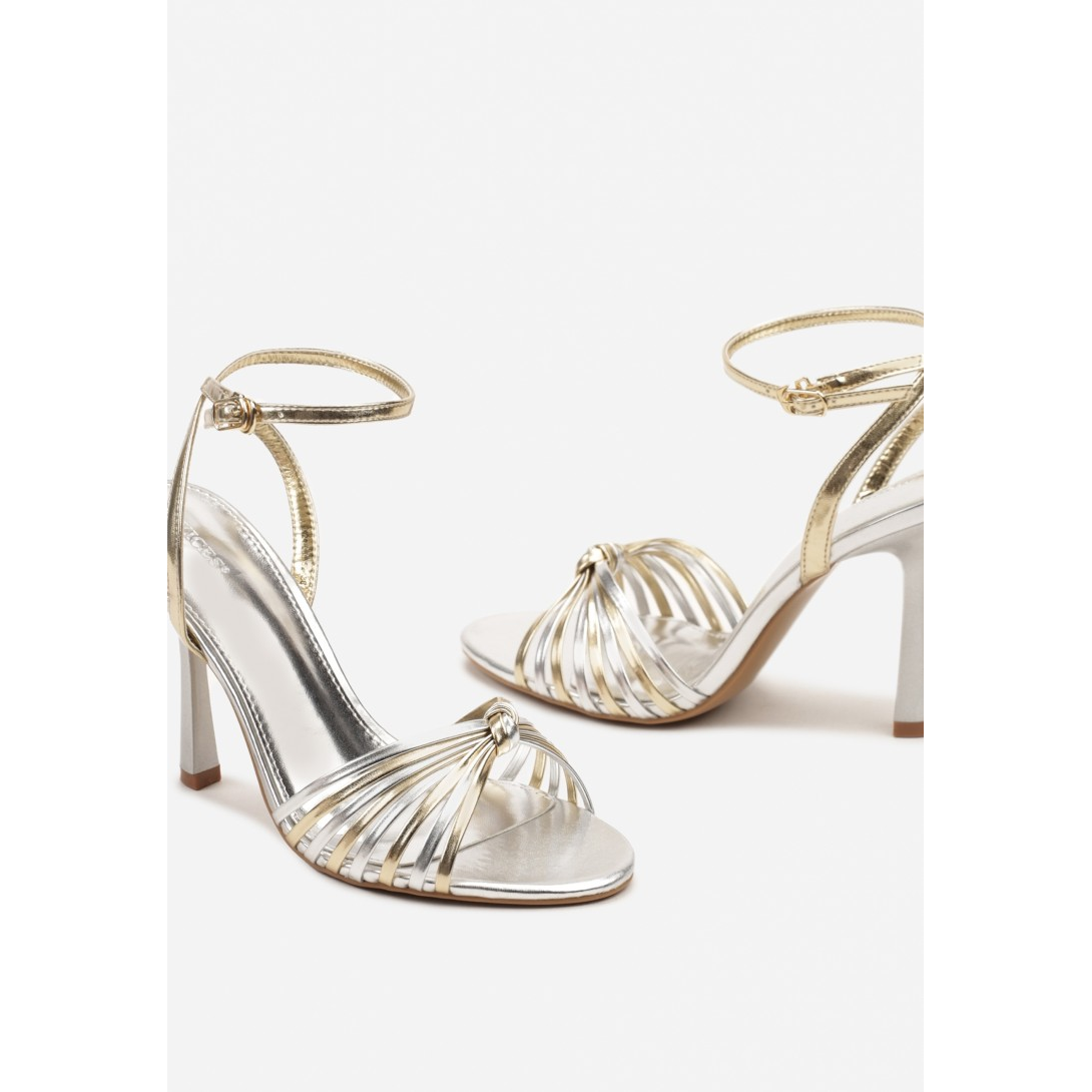 Open heel shoes, grey - Image 3