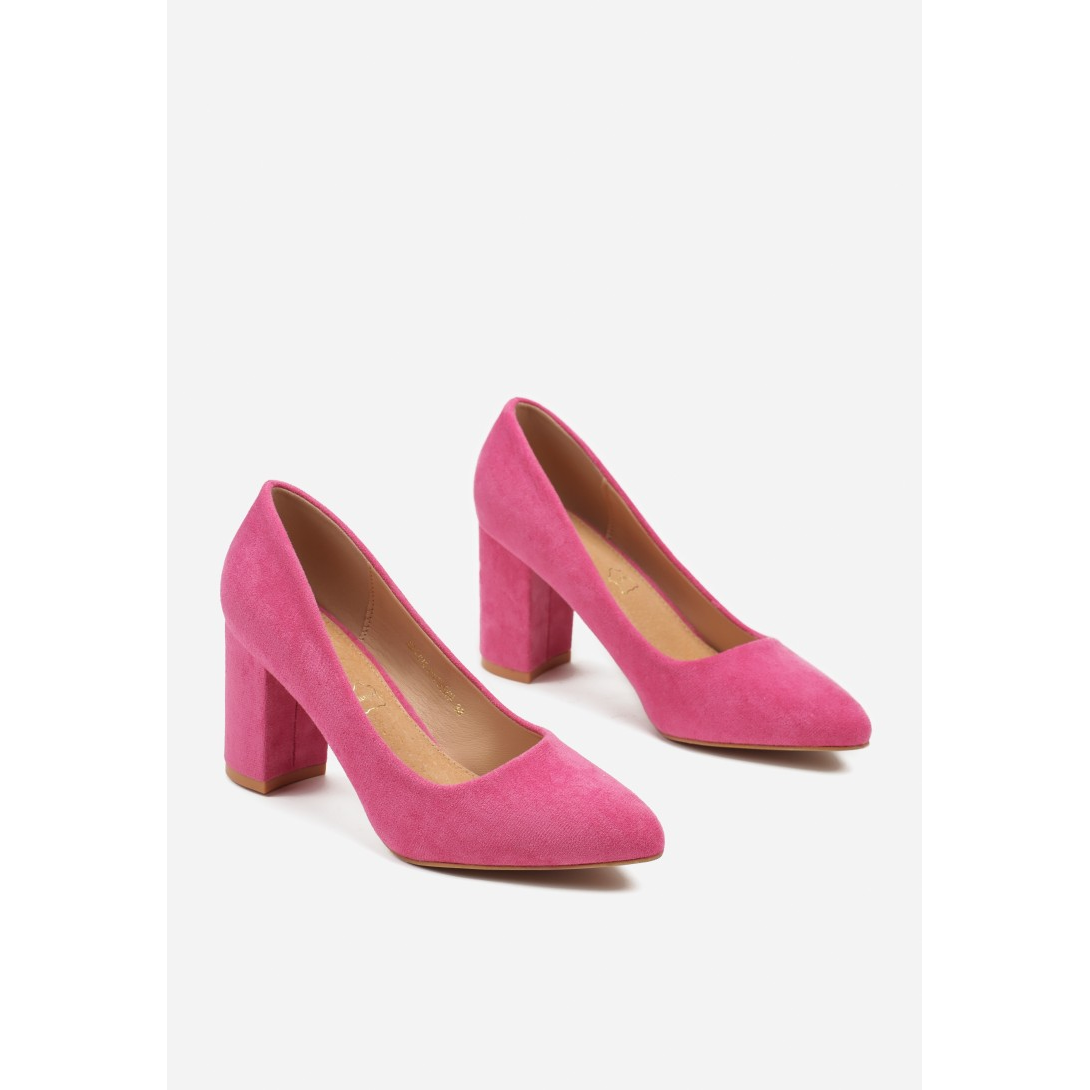 Heeled shoes, purple - Image 3