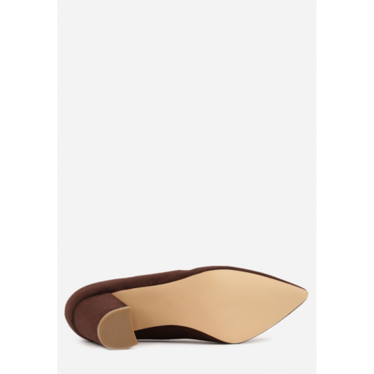 Heeled shoes, brown - Image 3